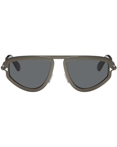 Burberry Gunmetal 0Be3150 Sunglasses - Black