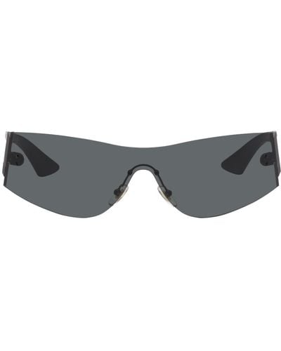 Versace Black Greca Signature Sport Acetate Sunglasses
