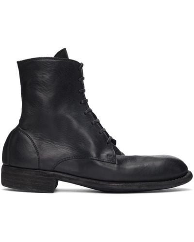 Guidi 995 Lace-up Boots - Black