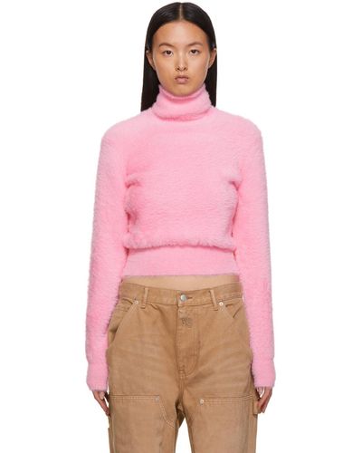 T By Alexander Wang Col roulé - Rose