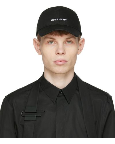 Givenchy Casquette noire à broderie