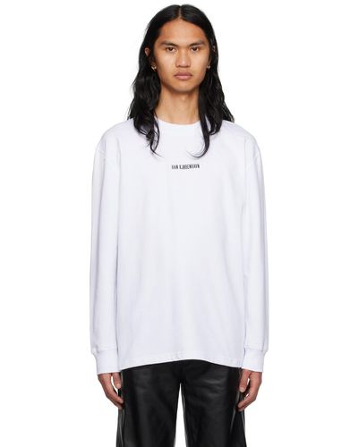 Han Kjobenhavn T-shirt à manches longues blanc exclusif à ssense