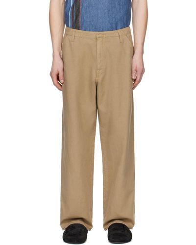 The Row Pantalon marlon brun clair - Multicolore