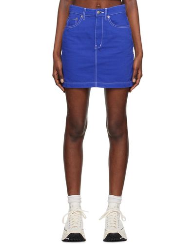 Ksubi Super X Miniskirt - Blue