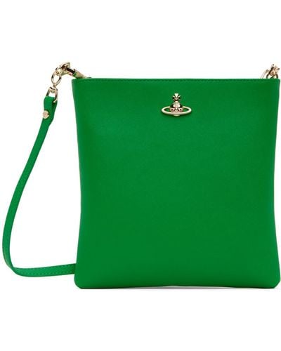 Vivienne Westwood Squire Square Crossbody 3D Bag - Green