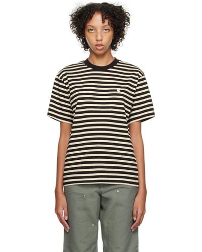 Carhartt Black & Off-white Seidler T-shirt