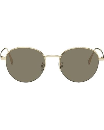 Fendi Gold ' Travel' Sunglasses - Black