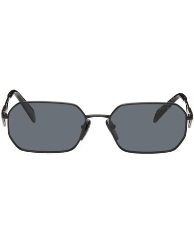 Prada Rectangular Sunglasses - Black