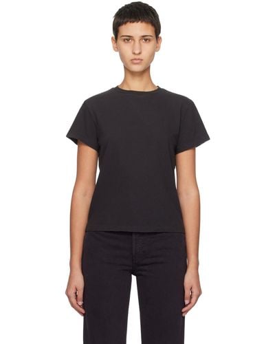 RE/DONE Hanesエディション Classic Tシャツ - ブラック