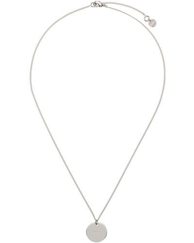 A.P.C. . Silver Eloi Necklace - Multicolour