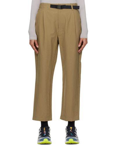 Goldwin Win One Tuck Trousers - Natural