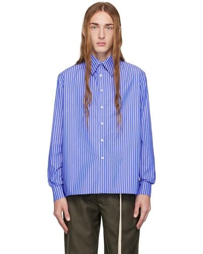 Carlota Barrera Striped Shirt - Blue
