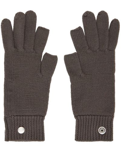 Rick Owens Cashmere Touchscreen Gloves - Multicolor