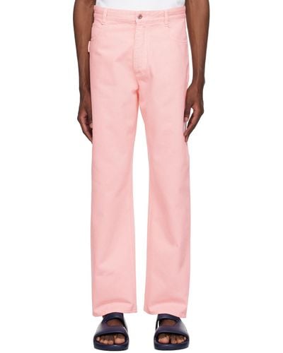 Bottega Veneta Pink 5-pocket Jeans