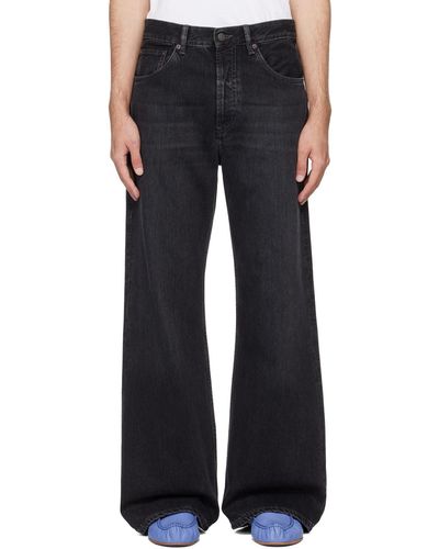 Acne Studios Jean décontracté noir - Bleu