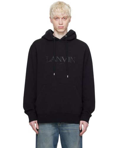 Lanvin Black Loose-fitting Hoodie