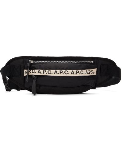 A.P.C. Mini sac-ceinture repeat noir