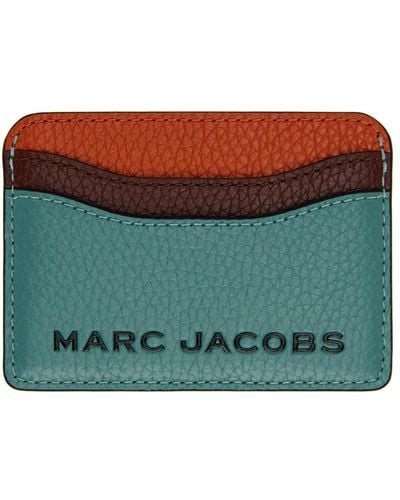 Marc Jacobs 'the Bold Colorblock' Card Holder - Green