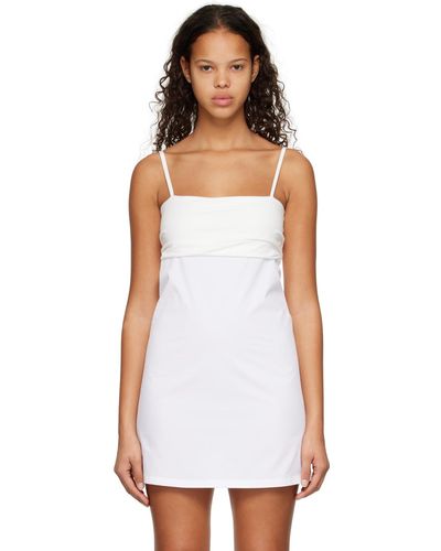 Low Classic Panelled Camisole - White