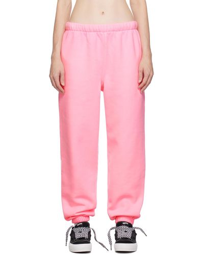 ERL Elasticized Lounge Trousers - Pink