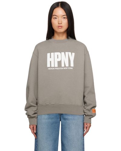 Heron Preston Grey 'hpny' Sweatshirt - Multicolour