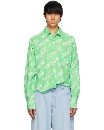 ERL Printed Shirt - Green