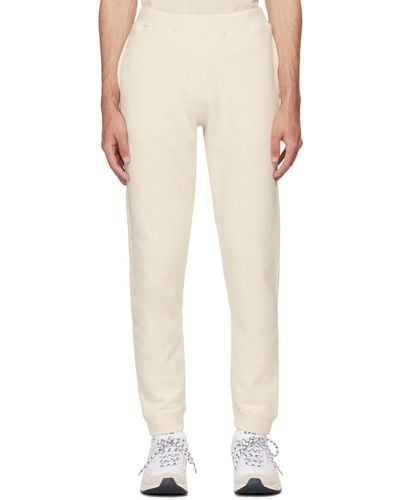 Sunspel Off-white Slim-fit Joggers - Natural