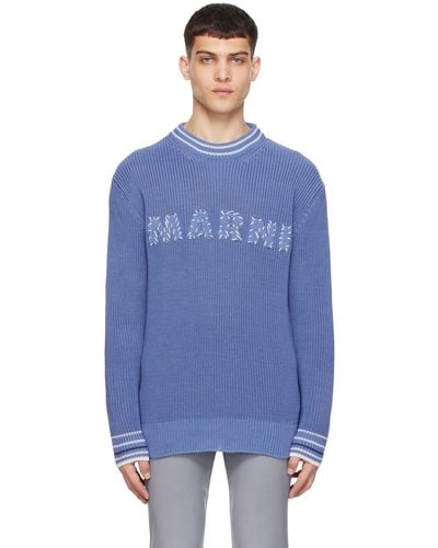 Marni Patches Jumper - Blue