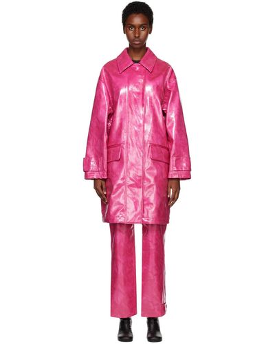 Stand Studio Pink Conni Coat - Red