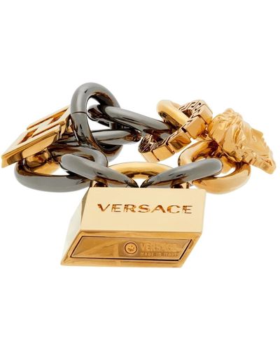 Versace ゴールド パドロック チェーン ブレスレット - メタリック