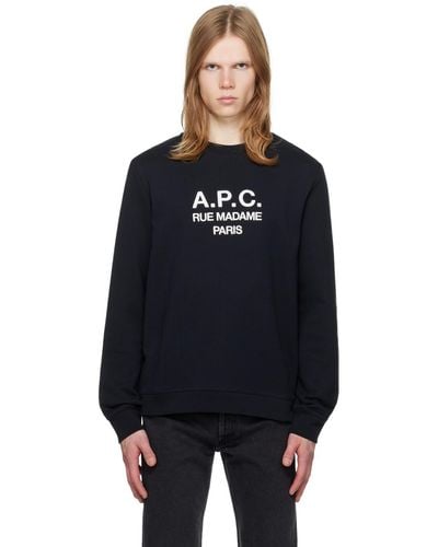 A.P.C. . Black Rufus Sweatshirt