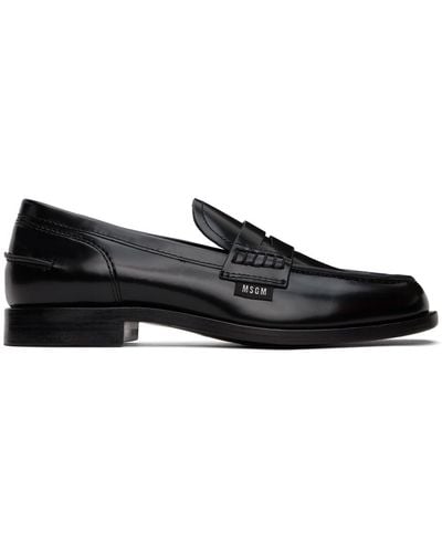 MSGM Classic Loafers - Black