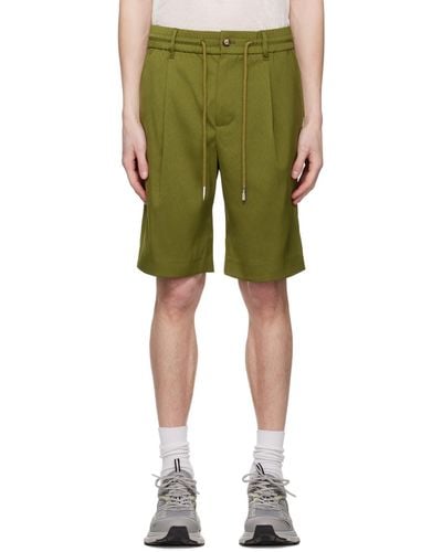Feng Chen Wang Pleated Shorts - Green