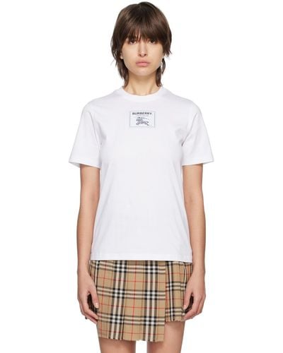 Burberry ホワイト Prorsum Label Tシャツ