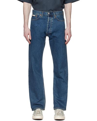 Calvin Klein Indigo Straight-fit Jeans - Blue