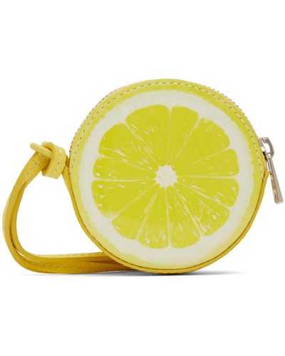 JW Anderson Mini sac en forme de citron jaune