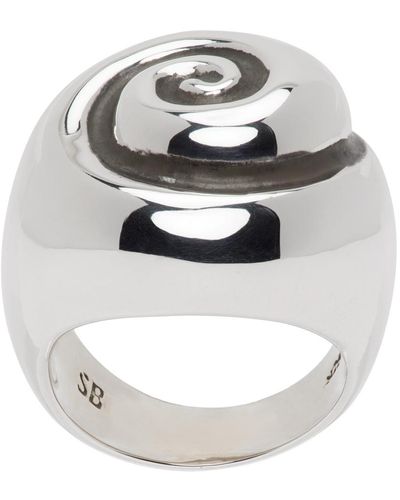 Sophie Buhai Small Nautilus Ring - Metallic