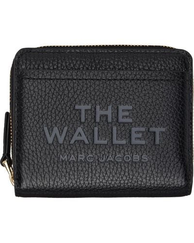Marc Jacobs 'the Leather Mini Compact' Wallet - Black