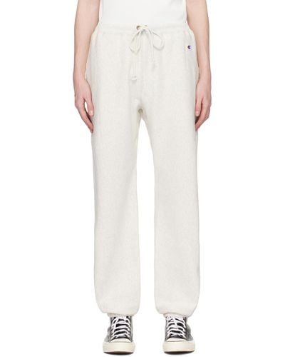 N. Hoolywood Off- Champion Edition Joggers - White