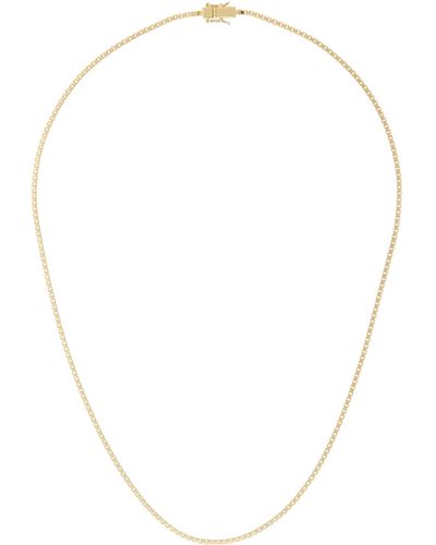 Tom Wood Square Chain Necklace - White