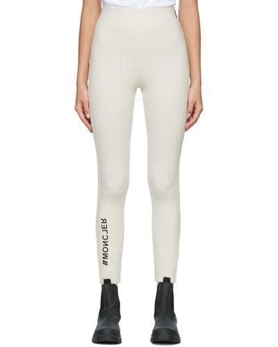 3 MONCLER GRENOBLE Nylon Sport leggings - White