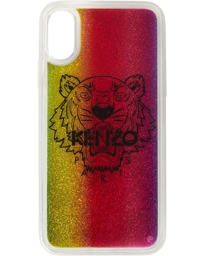KENZO Glitter Tiger Iphone X/xs Case - Multicolor