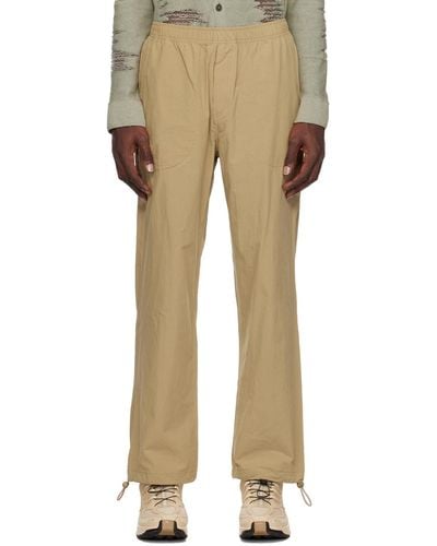 Satta Taupe Shell Trousers - Natural