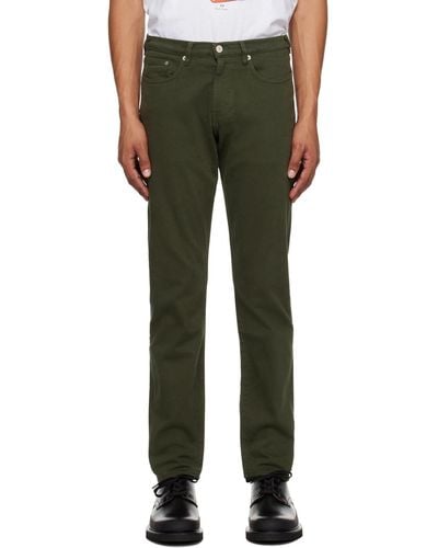 PS by Paul Smith Green Tapered Jeans