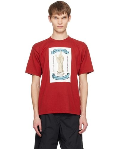Undercover Graphic T-shirt - Red