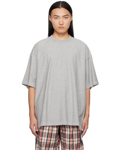 Vetements Gray Inside Out T-shirt