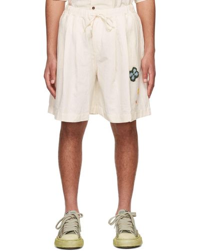 STORY mfg. Bridge recycled cotton shorts - Blue