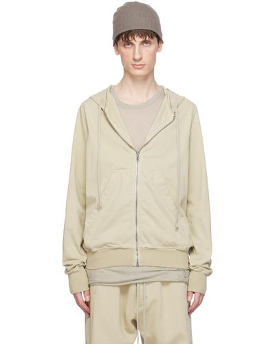 Rick Owens Off- Pullover Hoodie - Natural