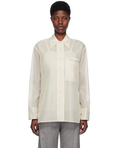 Low Classic Off- Pocket Shirt - White