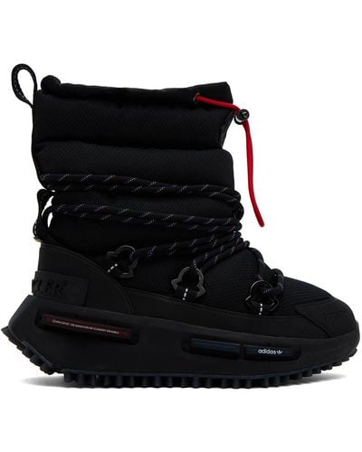 Moncler Genius Moncler X Adidas Originals Black Nmd Boots